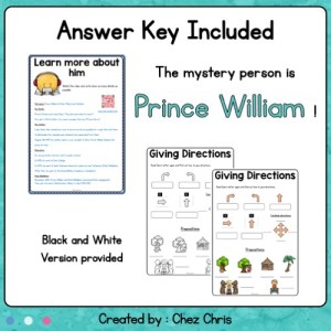 Prince William : membre de la famille royale britannique - personne mystère à retrouver au terme de cette activité de groupe