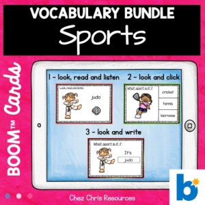 Apprendre le vocabulaire des sports avec les boom cards: un bundle complet d'activités interactives